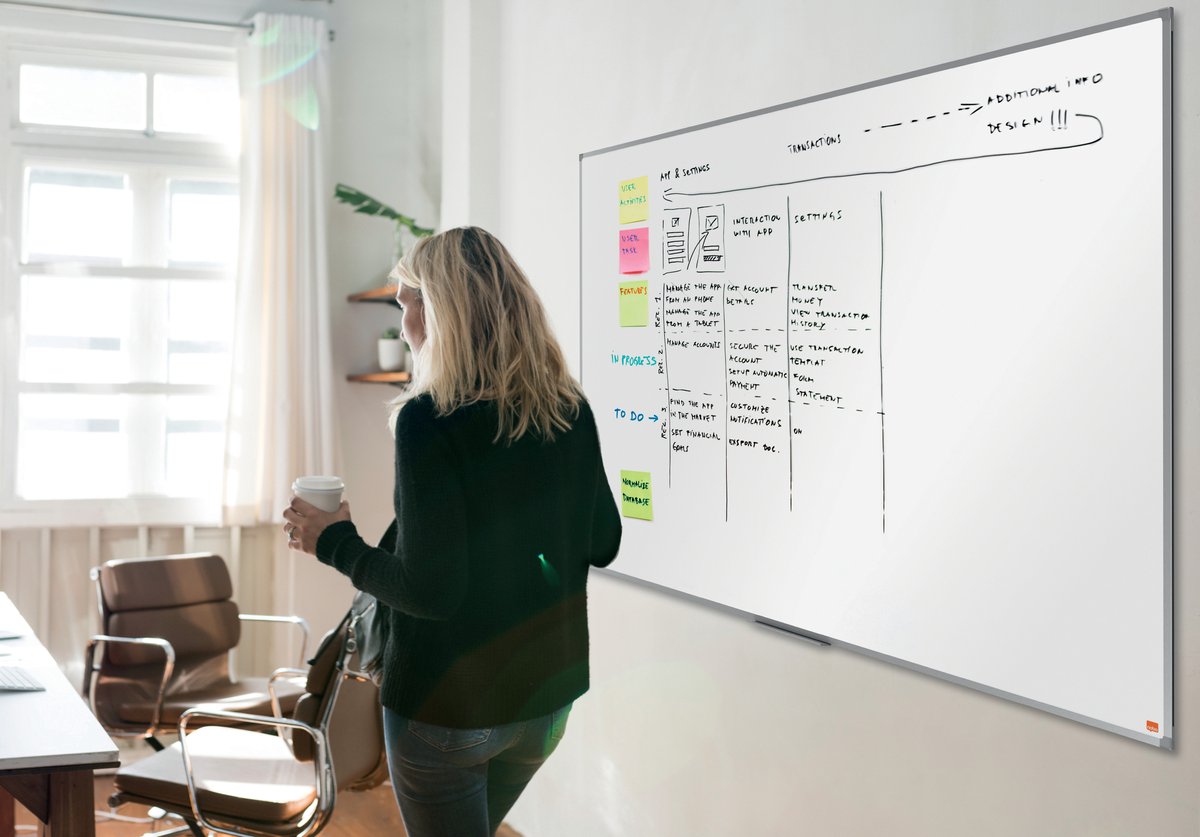 Nobo Essence Magnetisch Whiteboard 90x60 thumbnail 5