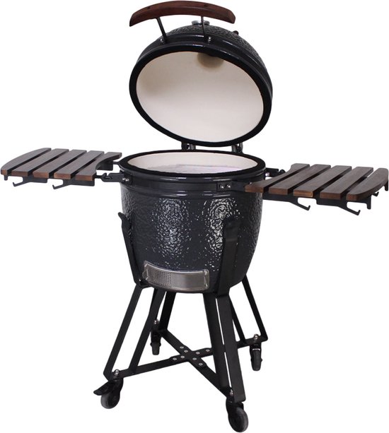 BASTE kamado BBQ mini - 13 inch - Zwart BASTE kamado BBQ mini - 13 inch - Zwart