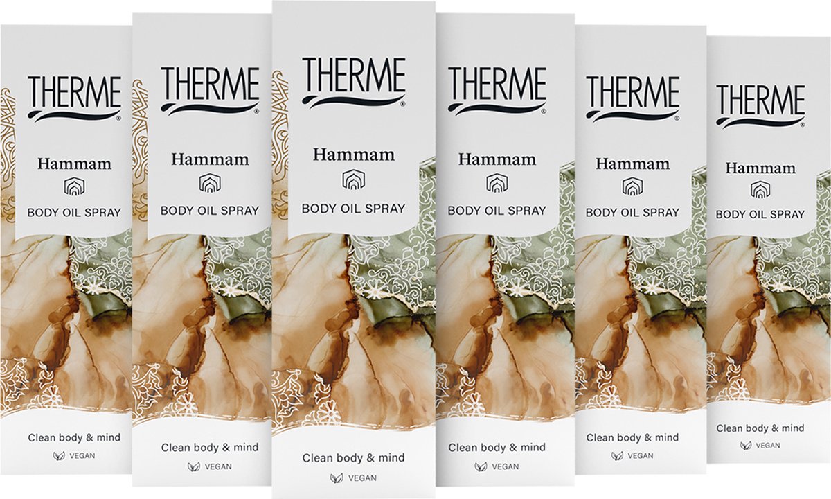 Goedkoopste 6x Therme Massage Olie Hammam 125 ml