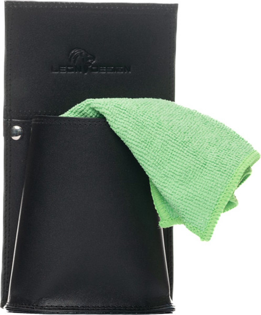 Horeca - Horeca holster -  Riemtasje - Riemtasje leer - Horecalederwaren - Kelnerbeurs - Poetsdoekhouder - Leer - Poetsdoekholster - Kelner - Restaurant - Hotel - Riemtasje - Holster voor pinapparaat