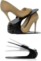 Sumpas - Meuble à chaussures - système de rangement - 12 pièces - Zwart