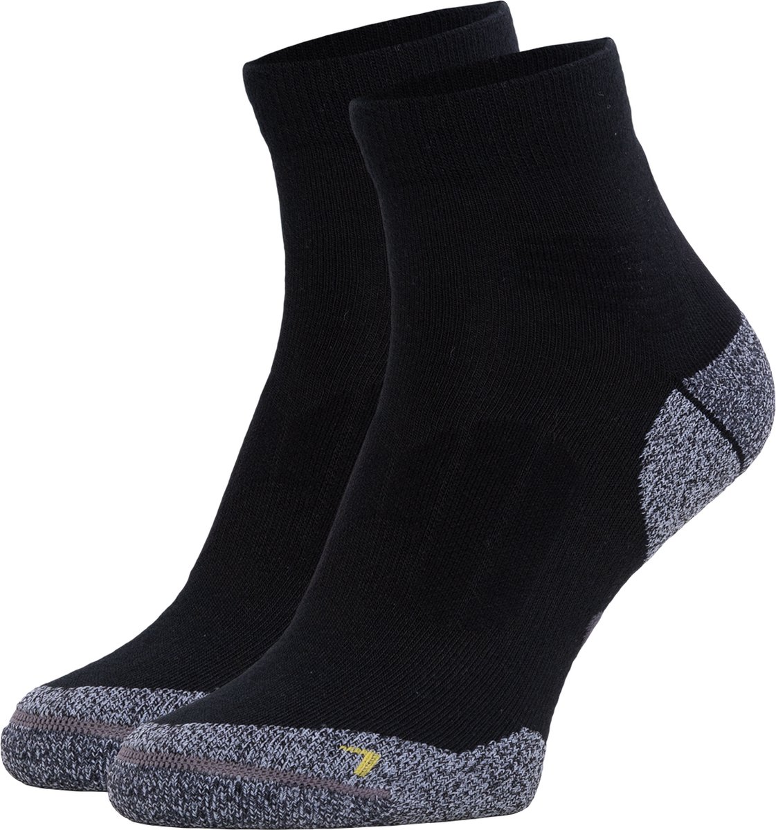 NOMAD® 2-Pack Coolmax Wandelsok Quarter 43-46 Medium demping Anatomische Pasvorm Zwart