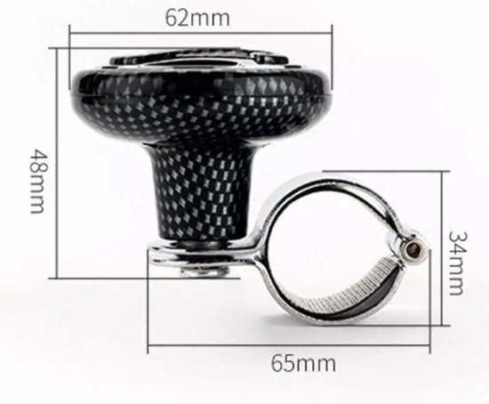 EIF Poignée D'Alimentation De Volant Guerrier Volant Spinner 3 Cm De  Diamètre Puissance Poignée Booster Pour Voitures