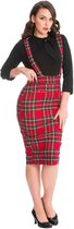 Dancing Days - OFFICE QUEEN Kokerrok - 3XL - Rood