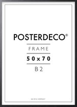 Cadre photo - Posterdeco - Bois Premium - Format de l'image 50x70 cm (B2) - Noir