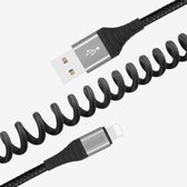 Geschikt voor iPhone Lightning Uitrekbaar Kabel 1.5 meter
