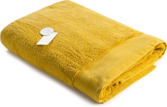 ARTG® Towelzz - DeLuxe - Strandhanddoek - 100 x 180 cm - 700 grams - Donkergeel - Mustard