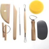 outils en argile - Outils en céramique - Outils de modélisation - spatule en pâte à modeler - Mirettes - outil de modelage en argile - 8 pièces