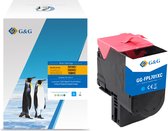 G&G toner compatibel met Lexmark 702HC (70C2HC0) Tonercartridge cyaan Huismerk 3000 pagina's