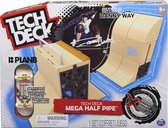 Tech Deck X-Connect - Danny Way Mega Half Pipe - Aanpasbare Ramp Set met PlanB vingerskateboard