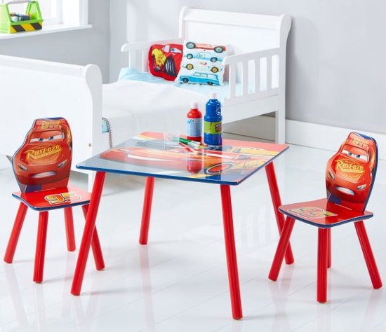 Wijzigingen van Wijden account Disney Cars - Kids Table and 2 Chairs Set (527CDY01NE) | bol.com