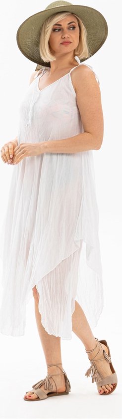 Aquatolia Woman Dress, Dames Jurk - Afrodit strandjurk - wit / standard