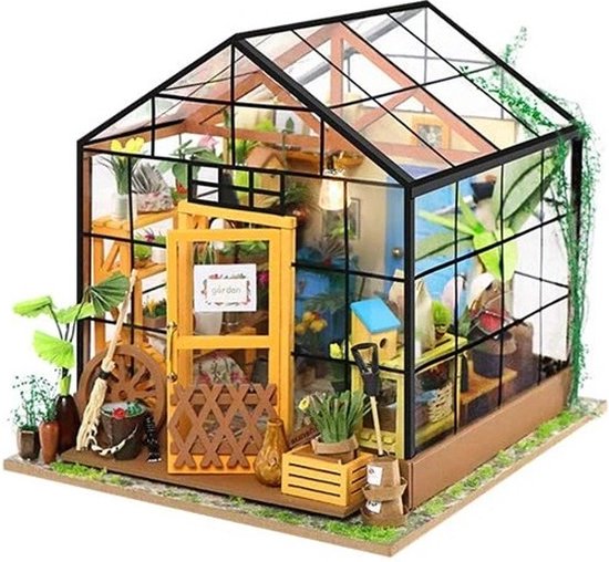 Robottime® Speelgoed Voor Kinderen – DIY Houten Miniatuur – Handgemaakte Poppenhuis – Eenvoudig In Elkaar Te Zetten – Top Kwaliteit