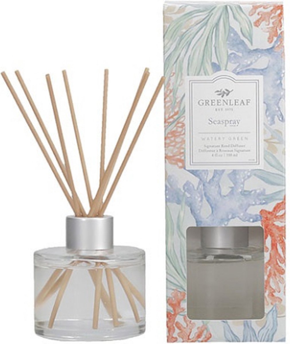 Greenleaf Geurstokjes / Reed Diffuser Seaspray