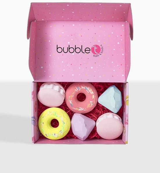 Bubble T Bath Bomb Donut Cadeauset bol