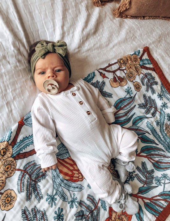 Couvrelit double face en acacia et gomme Pop ya Tot