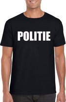 T-shirt texte Police noir homme M