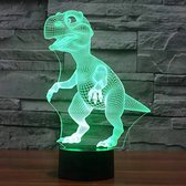 Led nachtlamp - 3D Dinosaurus - Led lamp - Sfeerverlichting - Led light - Dino