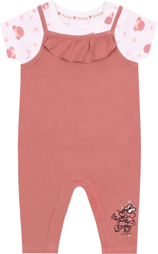 Roze babyset met franje - Minnie Mouse DISNEY / 86