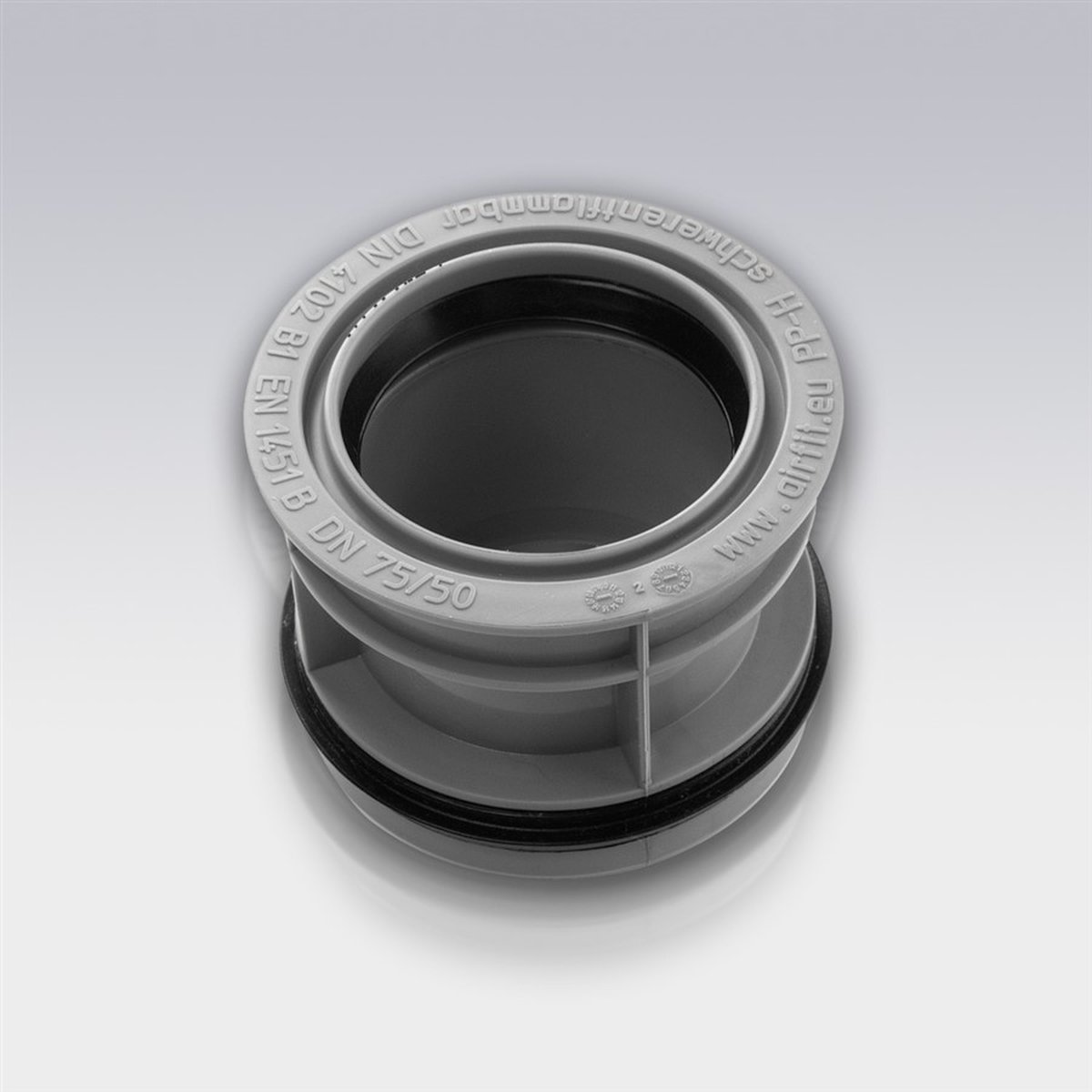 Airfit Verloopstuk riool manchet 75x50mm