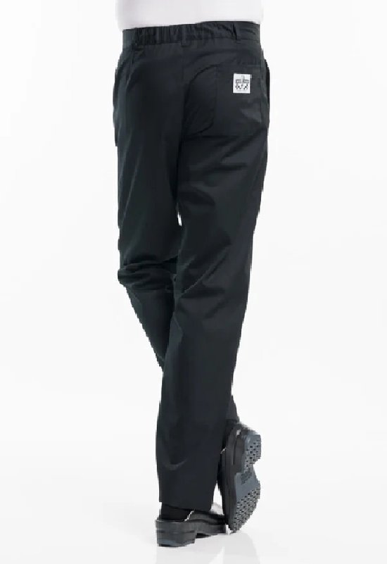 Pantalon de cuisine mixte Chaud Devant Nero noir - NISBETS main image 1