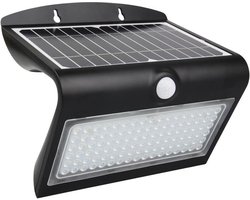 RexTech Solar wandlamp Carl III met bewegingssensor - Zwart