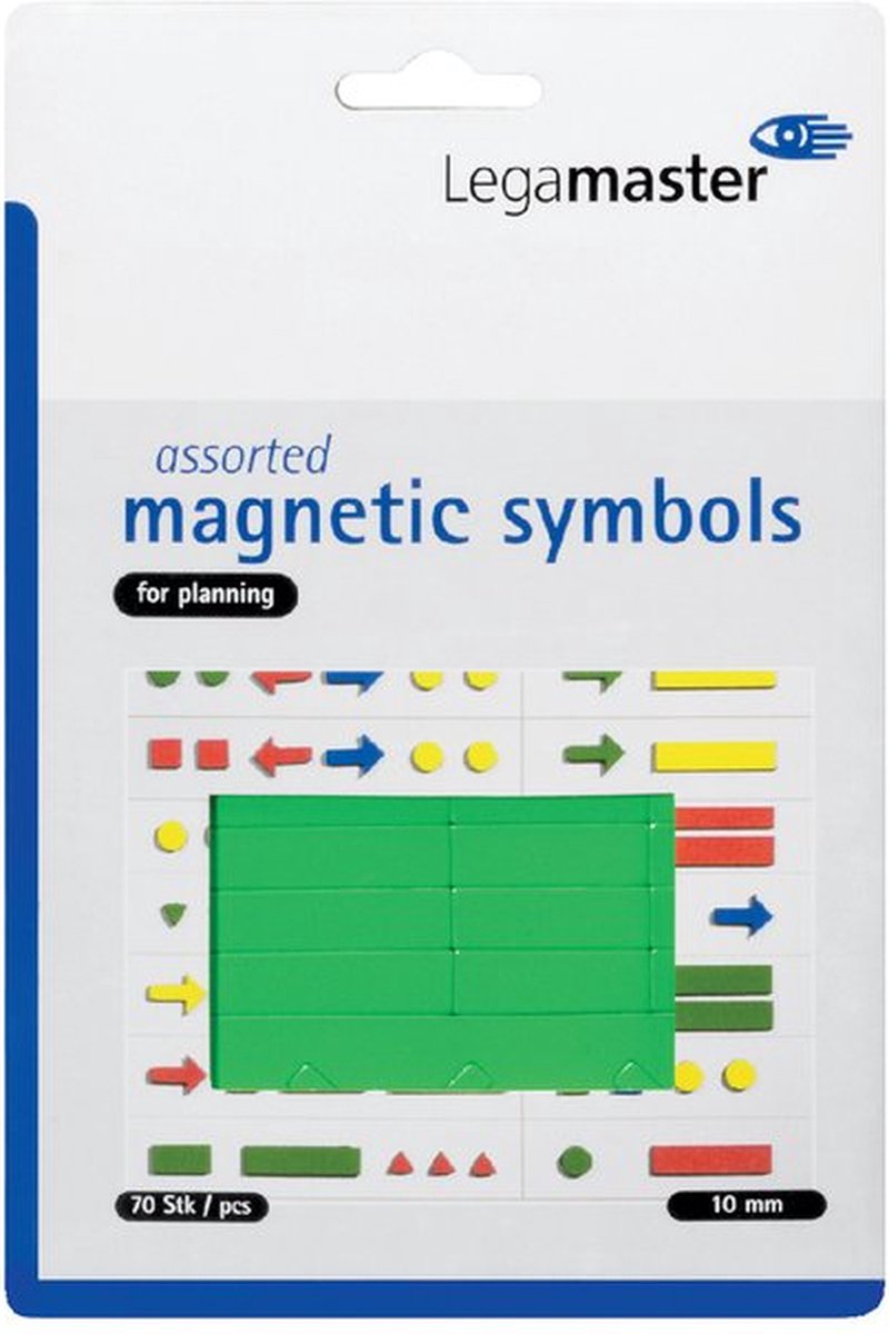 Whiteboardmagneten Symbolen 10mm Groen