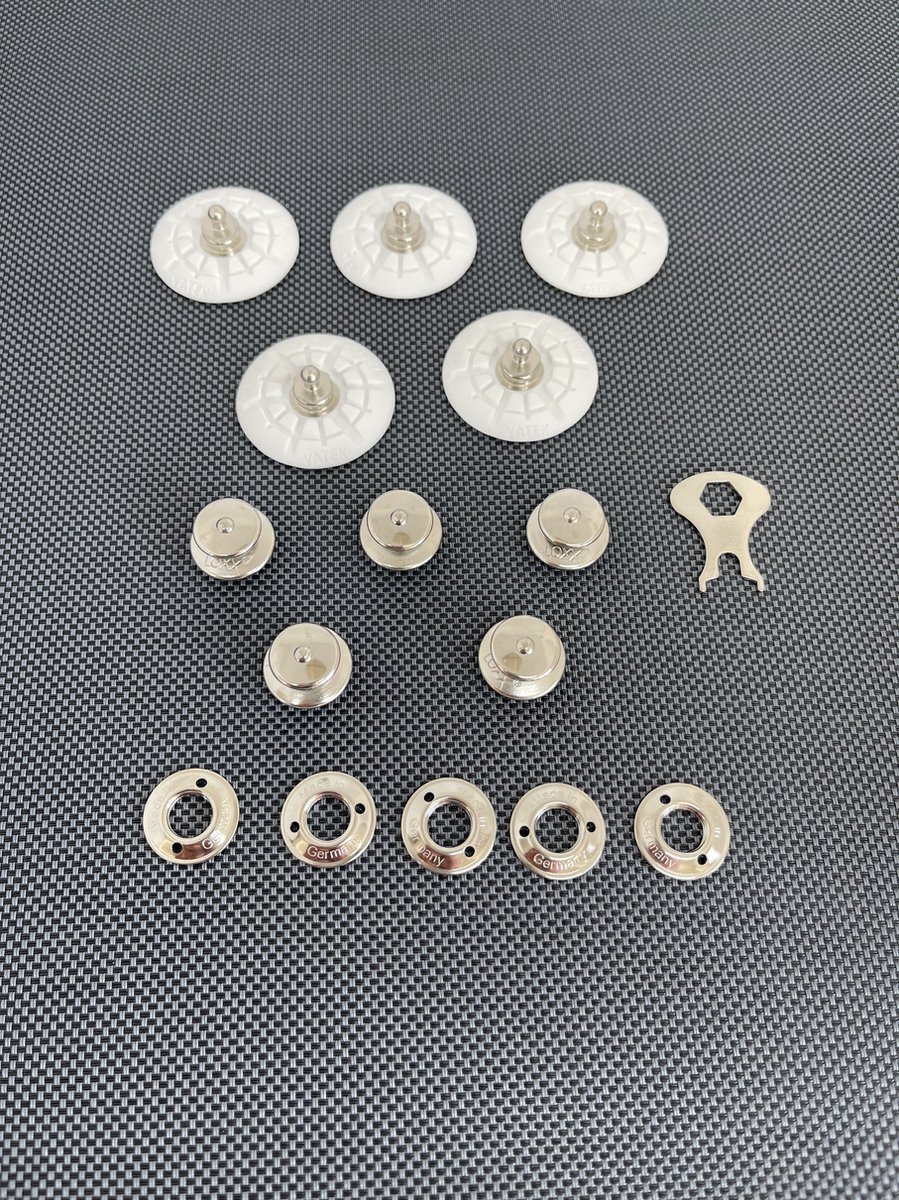 5 stuks- Loxx sluitingset-Bevestigen zonder boren-Tenax sluiting-Loxx sluiting-Loxx snapert.