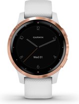 Garmin Vivoactive 4S Smartwatch - Sporthorloge met GPS Tracker - Met Garmin Pay - Wit/Rose