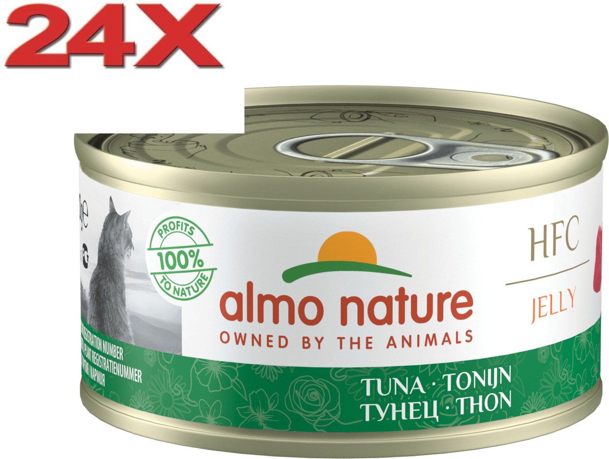 Almo Nature Almo Nature HFC - Kattenvoer - Jelly Tonijn - 24x70gr