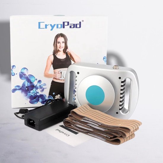 Foto: Cryopad bevriezing machine vet bevriezen afslankband buik cryotherapie afslankband buik elektriche koude therapie cellulite behandeling zilver