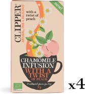 Clipper Chamomile Twist 4 x 20 - (4 pakjes van 20 theezakjes, totaal 80 theezakjes)