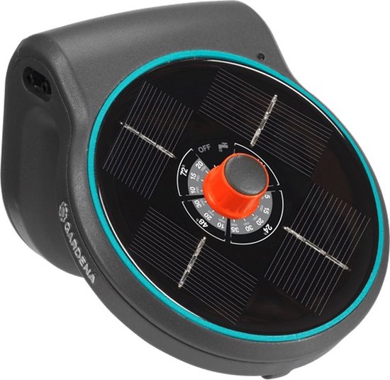 GARDENA AquaSOLEA zonne-energie bewateringsset automatisch druppelirrigatie 20 planten 14 programma’s