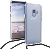 Arara Silicone Hoesje geschikt voor Samsung Galaxy S9 Transparant Hoesje met Zwarte draagkoord / Backcover / Case / Samsung