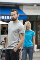 5-Pack Clique Basic T-shirt Grijs Maat XL