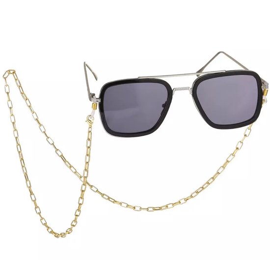 Brillenkoord Goudkleurig Kinderen - Goud - Brillenkoorden - Brillenketting - Bril ketting - Schakelkoord - Luxe - Zonnebril - Leesbril - Accessoire - Chain