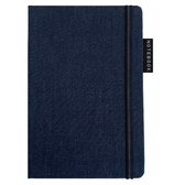 Deluxe A5 Denim Blauw Notitieboek - Gratis Verzonden