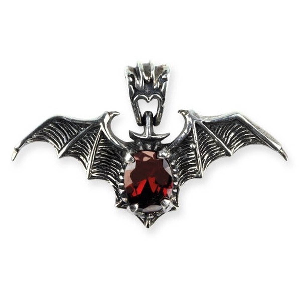 Fantasy Giftshop Hanger - Red Bat - 925 sterling silver