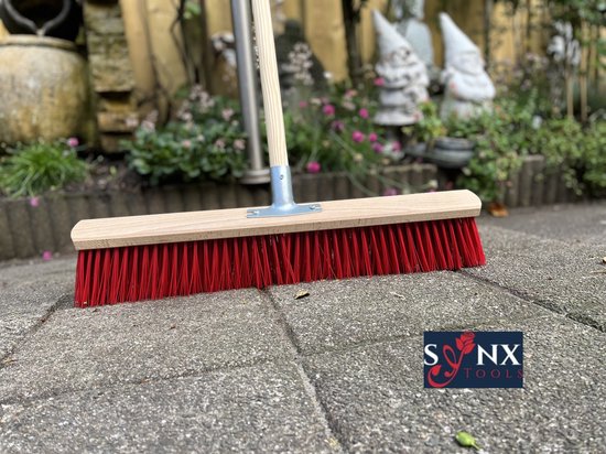 Balai Doux Extra Large 90 Cm Avec Tige 160 Cm - Poils Cocos Naturels Pour Intérieur Et Extérieur