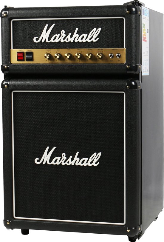 Koelkast: Marshall koelkast MF4.4BLK-NA, van het merk Marshall