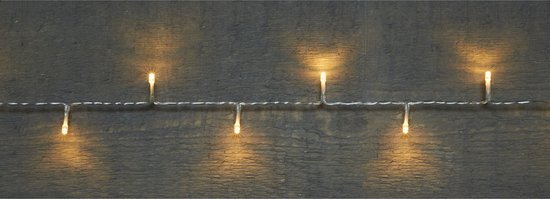Set de 2 x Lumières de Noël blanc chaud 40 lumières 400 cm cordon lumineux avec minuterie - Eclairage de sapin / Eclairage de Noël / Eclairage de fête