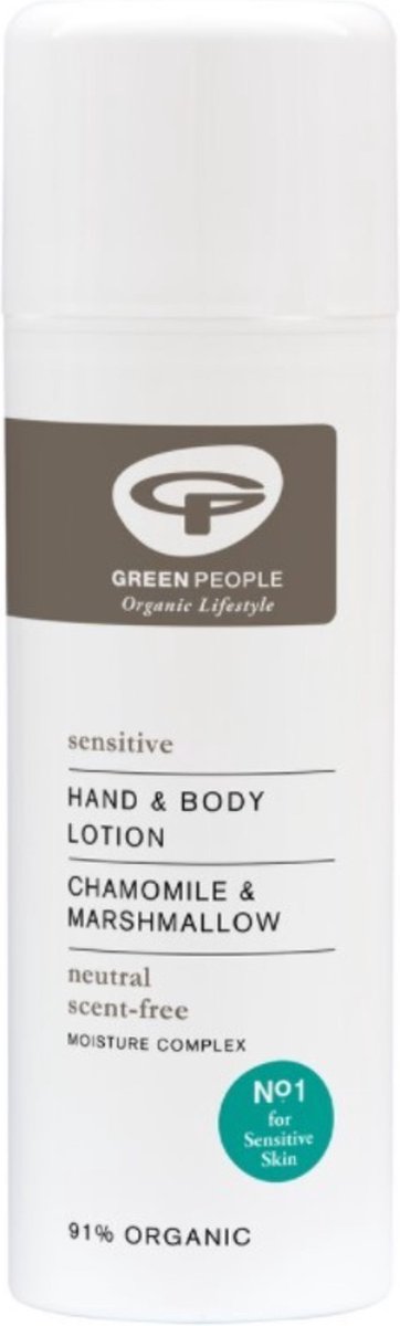 Green People Hand&Bodylotion Neutraal/Geurvrij 150ml - Chamomile & Marsmallow