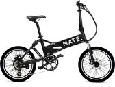 MATE City - 250W Legacy Black - vélo pliant électrique - 80km d'autonomie - Pliable - Tout suspendu - Ecran couleur