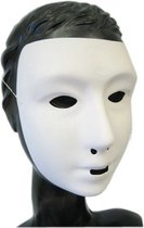 10x Masque de maquillage blanc avec couche de chaux - Masque vierge