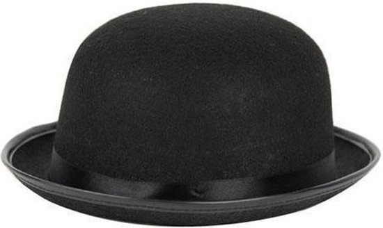 4x chapeau melon habillé noir - Charlie Chaplin - chapeau melon anglais  pour adultes -... | bol.com