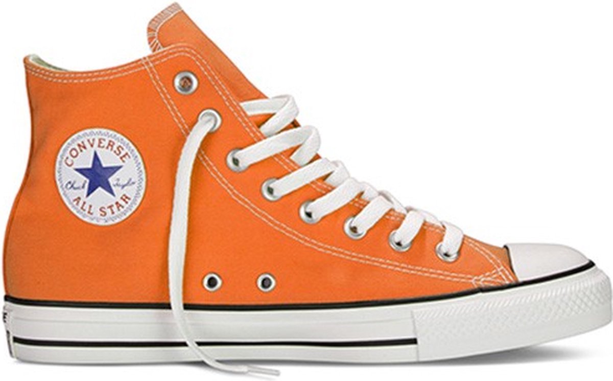 Converse - All Stars mid cut canvas - Exuber - Oranje - Sneaker - Maat 38 |  bol.com