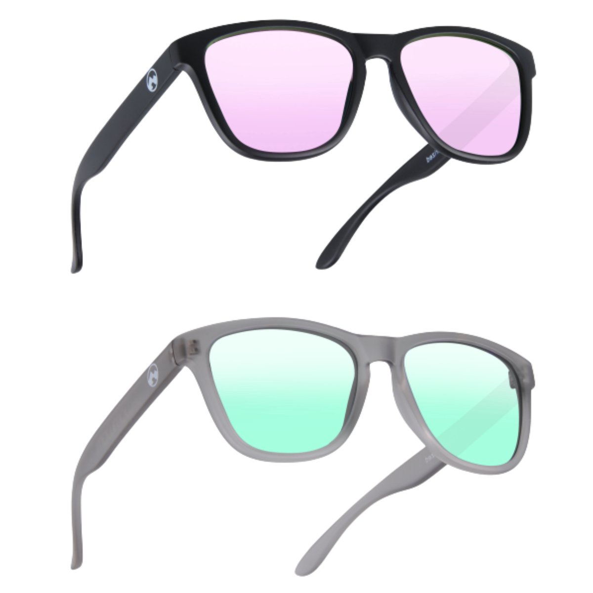 MowMow® 2-pack Zonnebril Essential collection - Dames - Heren - Unisex - Gepolariseerd - UV 400