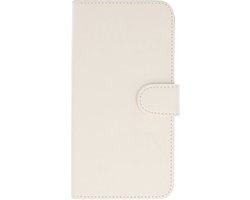 Bookstyle Wallet Case Hoesjes Geschikt voor Nokia Lumia 1520 Wit