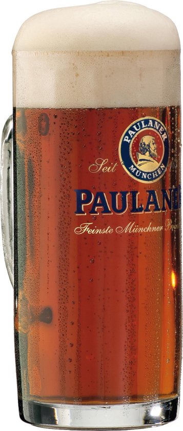 Paulaner Weizen bierpul 6x25cl (LET OP: kleine afmeting!) pul pullen bierpullen