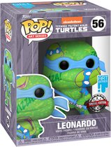Funko POP! Exclusive - Leonardo (Art Series With Case) - Teenage Mutant Ninja Turtles - 10cm - #56 - kunststof